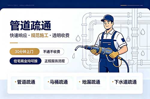 怒江管道疏通