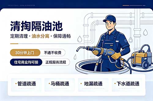 怒江清掏隔油池